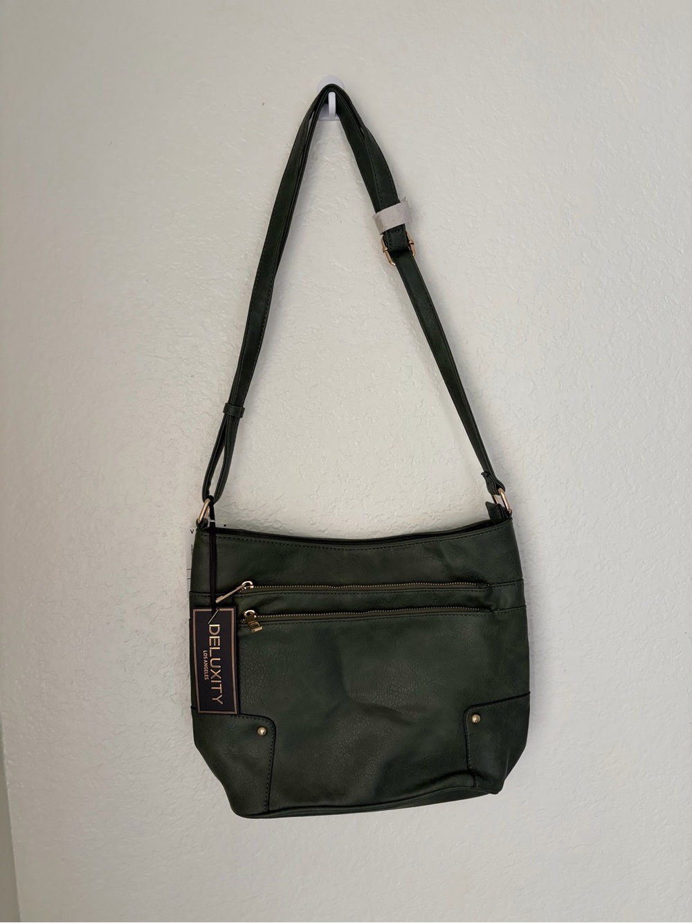 Dark Green Crossbody Shoulder Bag- NWT